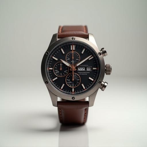 Modern Chronograph watch front view